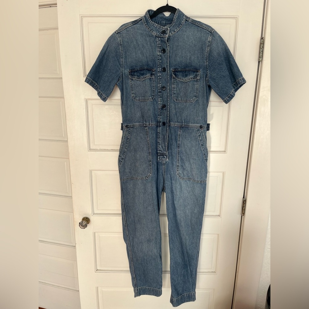 Gap denim jumpsuit
